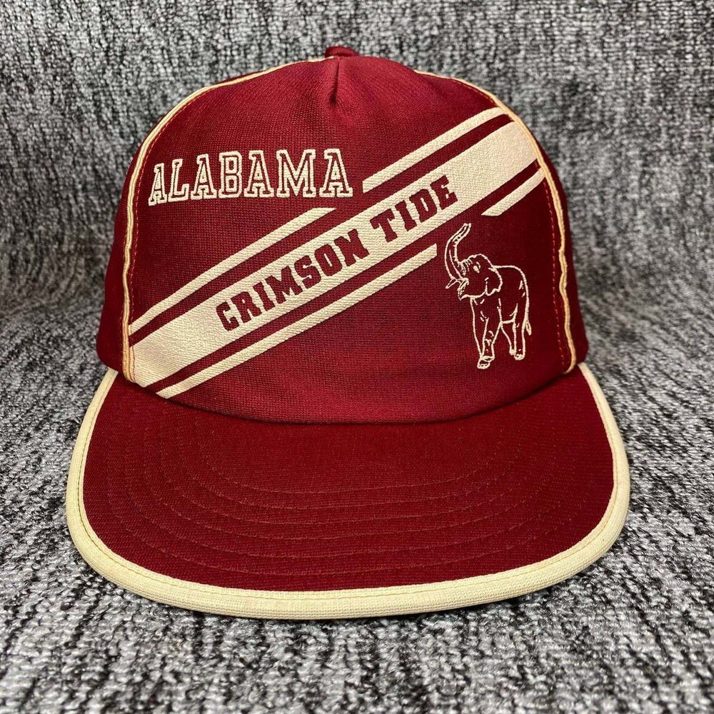 Vintage‎ Alabama Crimson Tide Hat Challenger Caps Mens OS Red Trucker Snapback